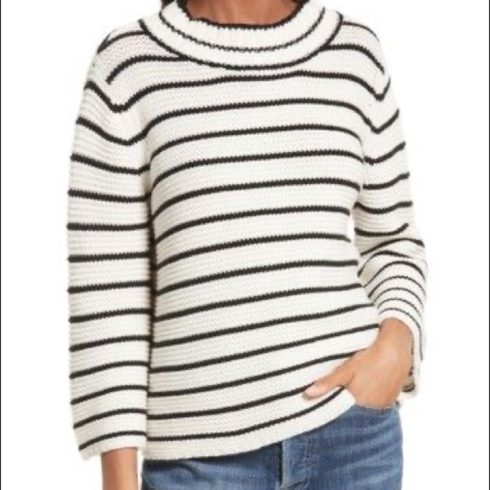 la vie rebecca taylor striped sweater